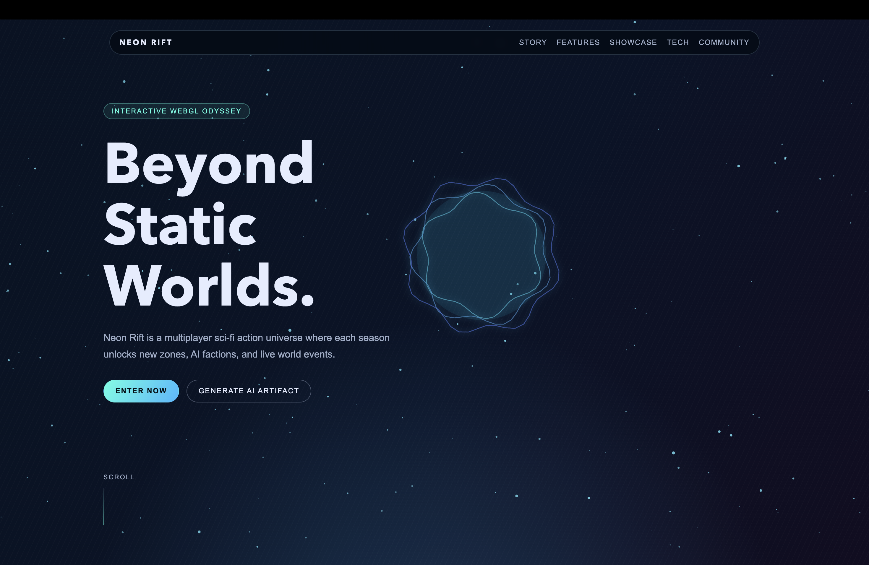 Modern UI Website preview